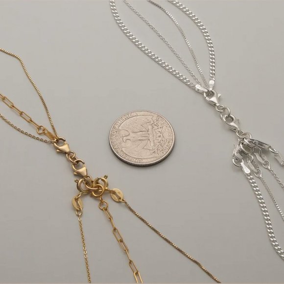 Layered Necklace Clasp, 14K Gold Filled Multistrand Separator Detangler - Picture 9 of 9